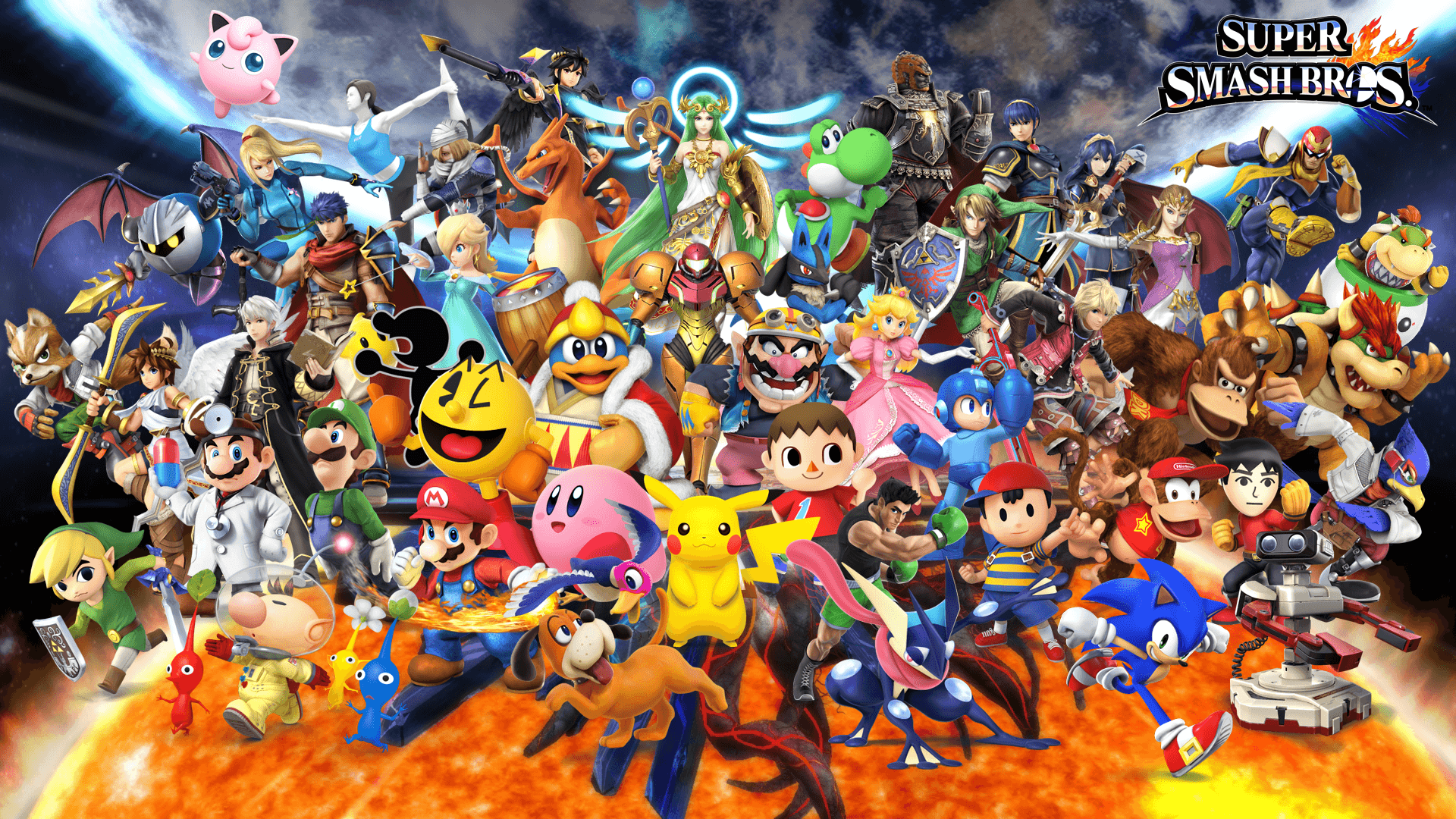 Super Smash Bros Wallpaper HD. Smash bros wii