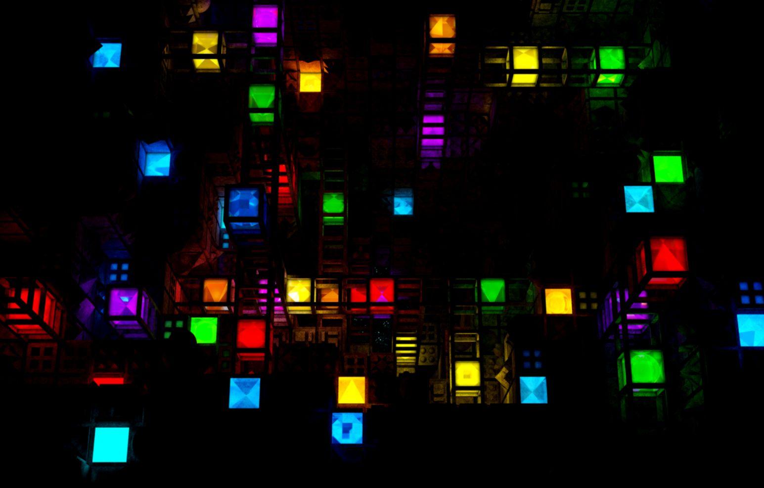 Abstract Colorful 3D Art Wallpaper HD Desktop