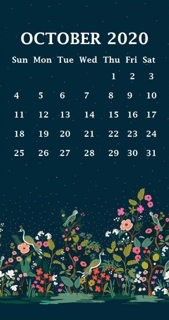 iPhone October 2020 Calendar Wallpaper. Calendar wallpaper. Calendar Phone Wallpaper