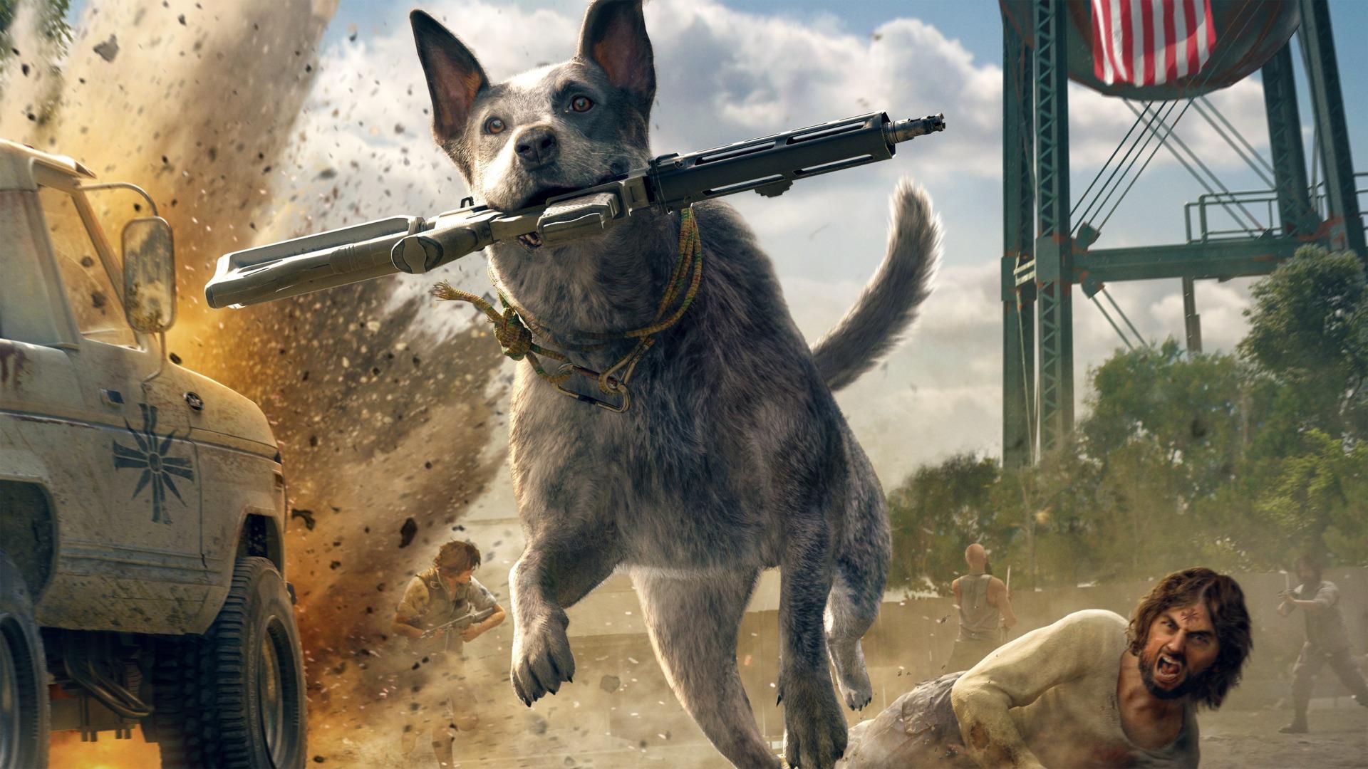 A dog called Boomer Wallpaper from Far Cry 5