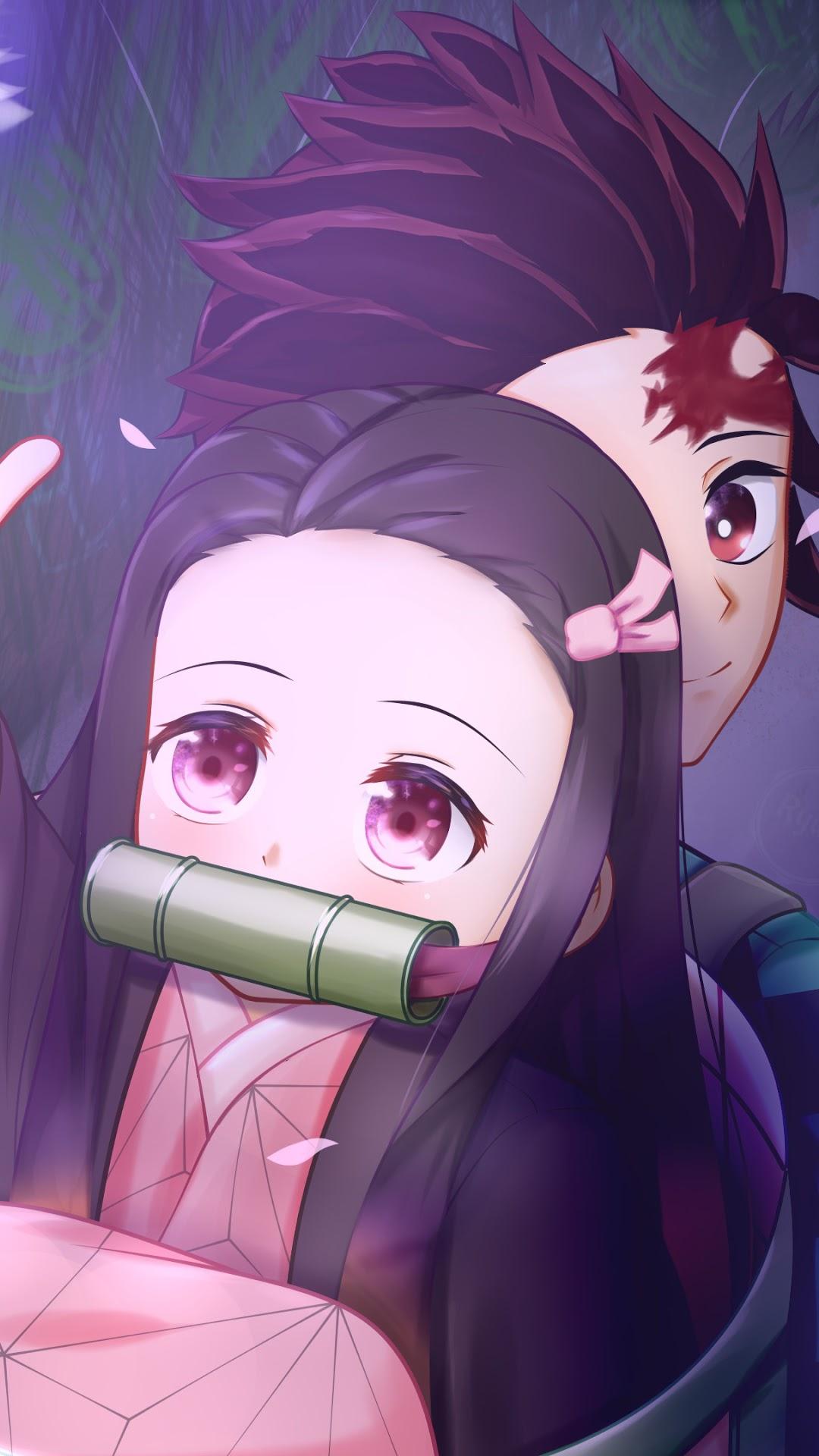 Tanjirou Kamado Nezuko Kamado Kimetsu no Yaiba 4K Wallpaper