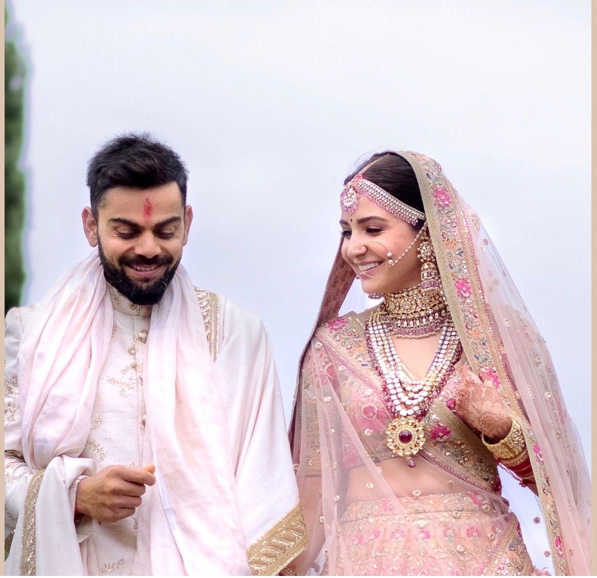 Goals #virushka #wedding. Indian wedding gowns, Virat