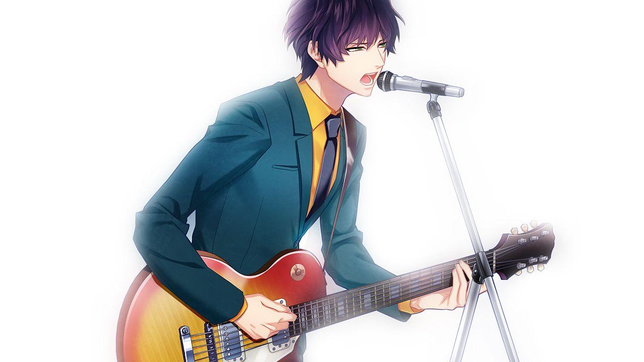 Anime Drawing Manga Singing Guitar player comics microphone png  PNGEgg