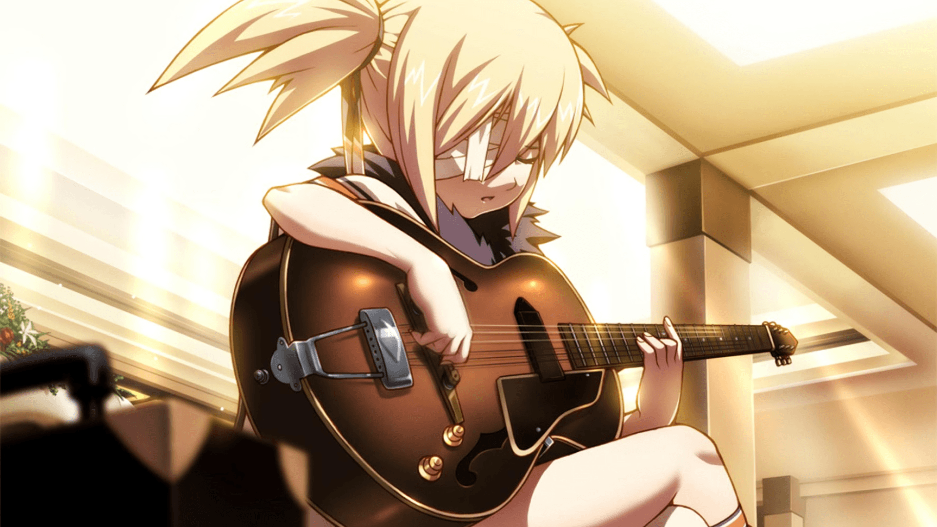 anime guitar player