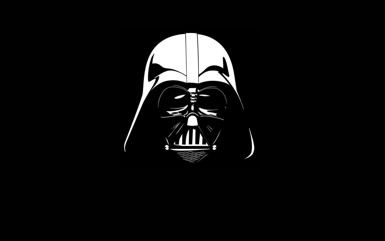 Lord darth vader black and white #Vader #Wallpaper #StarWars