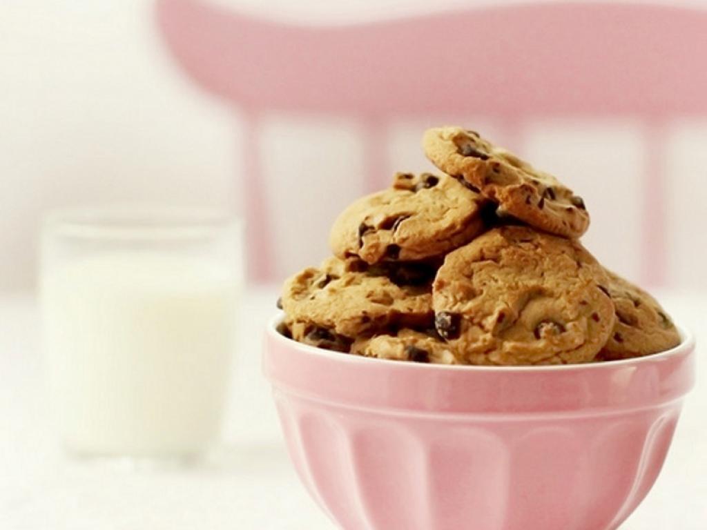 Cookies and Milk Wallpaper