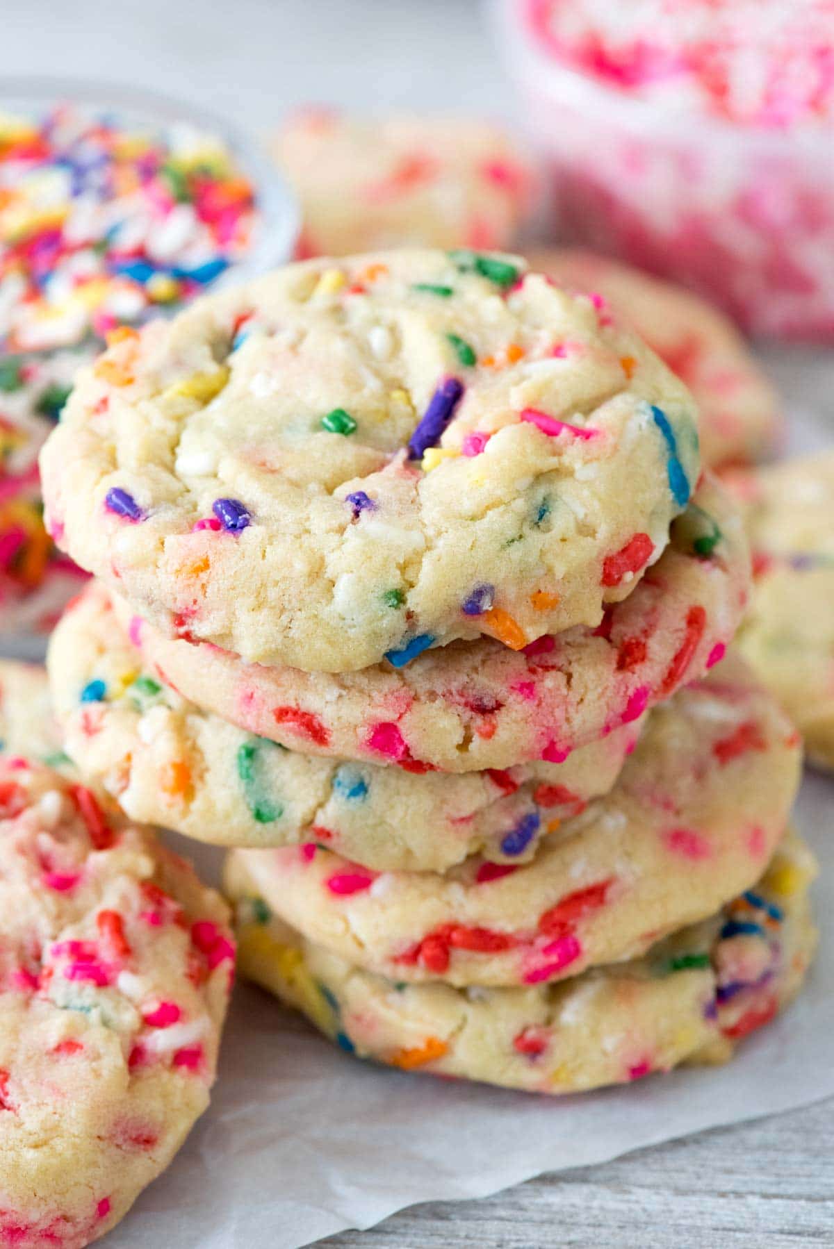 Sprinkle Cookies Recipe. dairy free sugar cookies recipe. Crazy for Crust