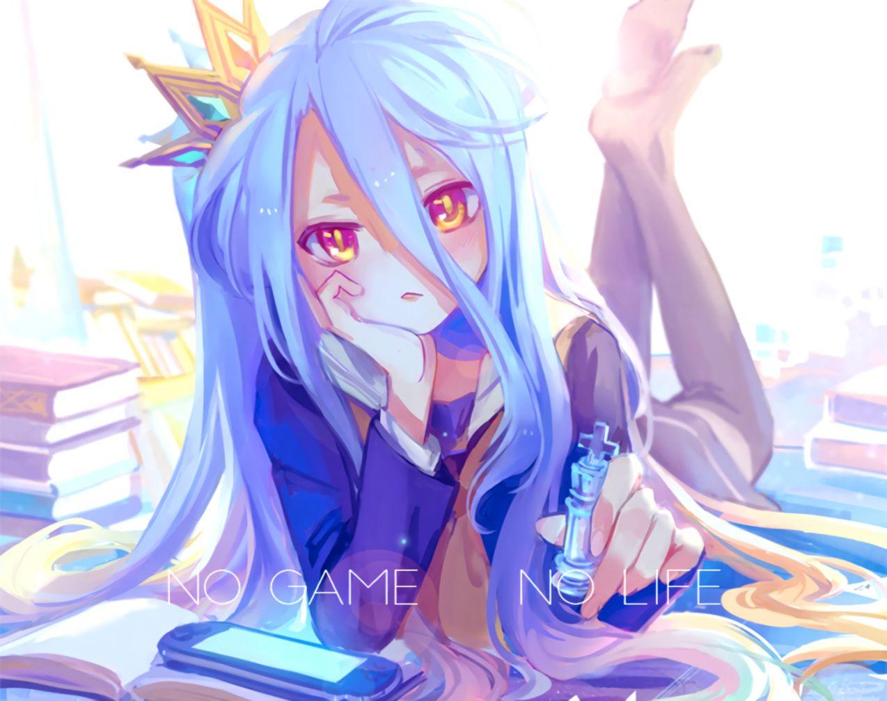 Anime Girl With Long Blue Hair HD Wallpaper