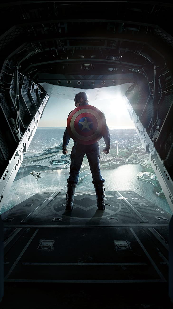 HD wallpaper: portrait display, Captain America, Captain