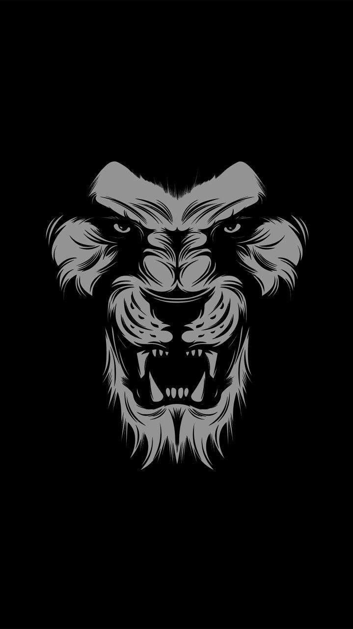 Minimalist lion logo - MasterBundles