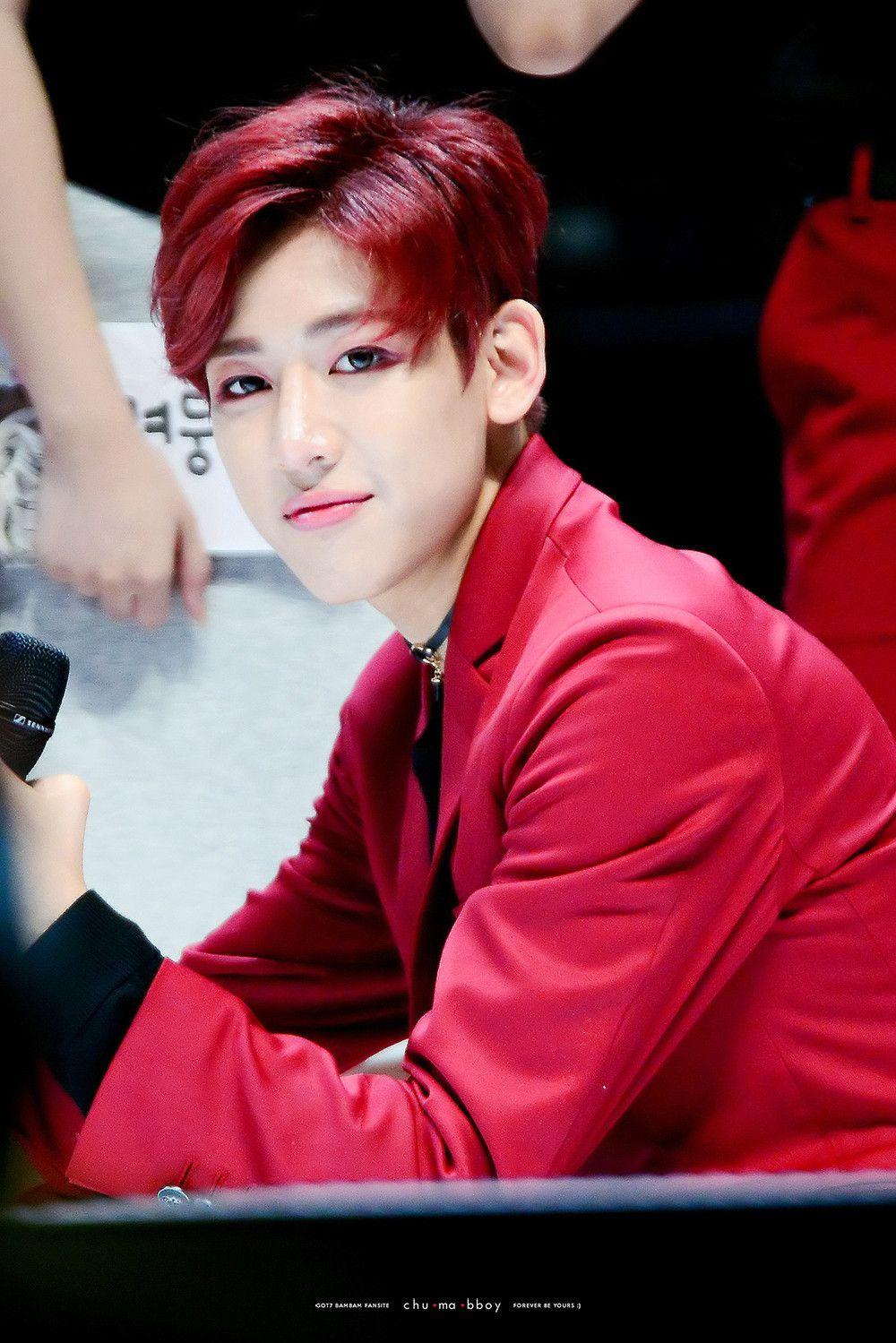 Bambam that red hair though.. Got7 bambam, Bambam, Got7