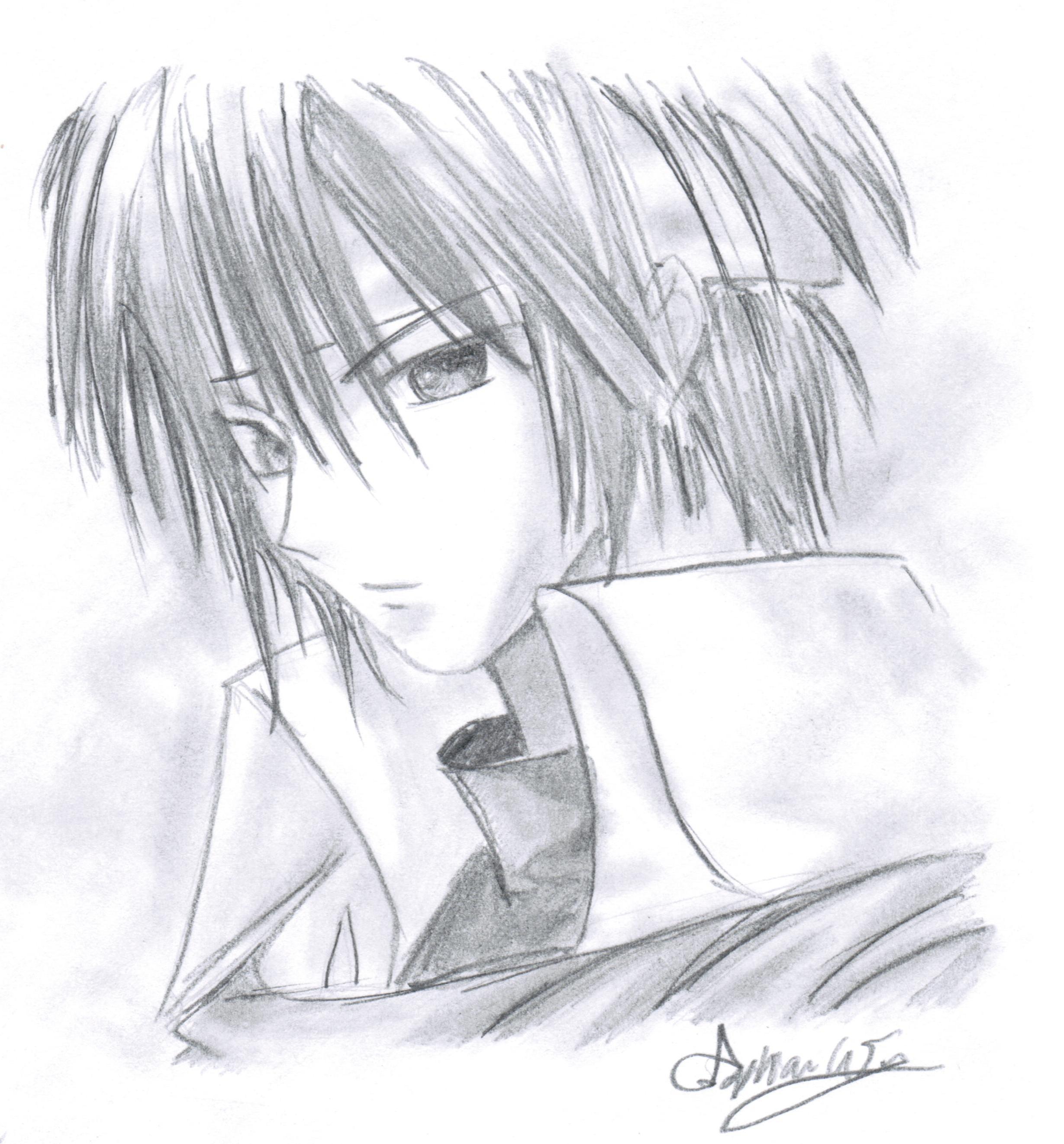 Boy anime sketch Xylare - Illustrations ART street