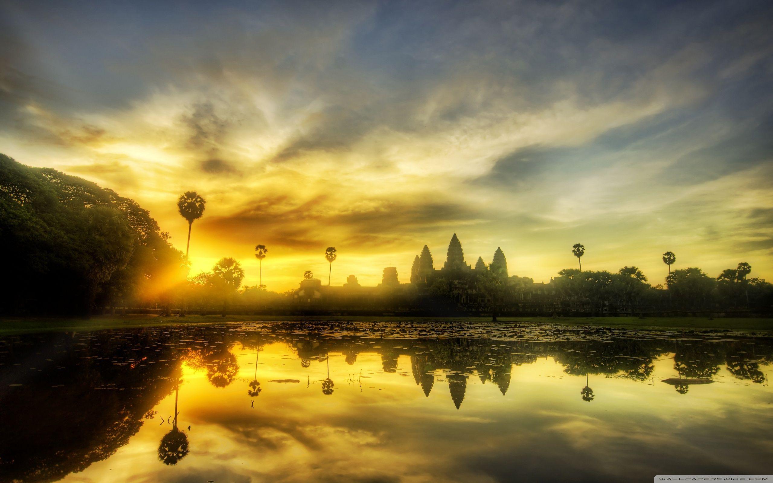 Angkor Wat, Cambodia HD desktop wallpaper, High Definition