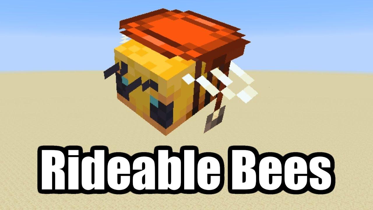 Minecraft's new bees have already been made rideable