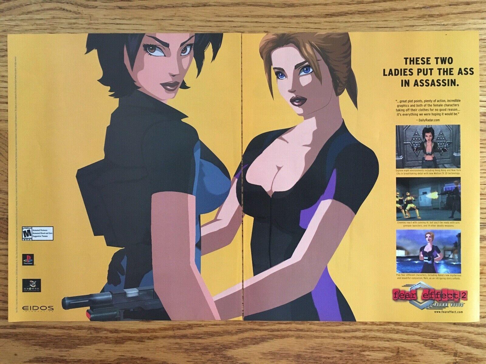 Fear Effect 2 Retro Helix (sony PlayStation 1 2001) Ps1
