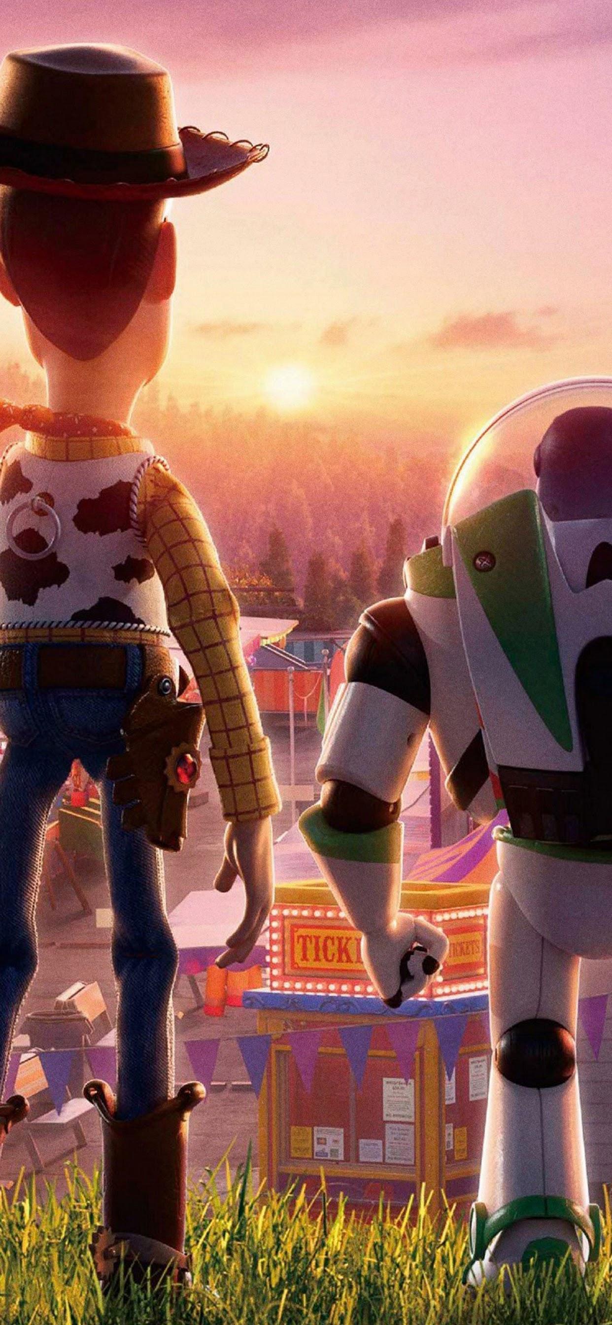 Toy Story 4 Woody and Buzz Lightyear 4K Wallpaper