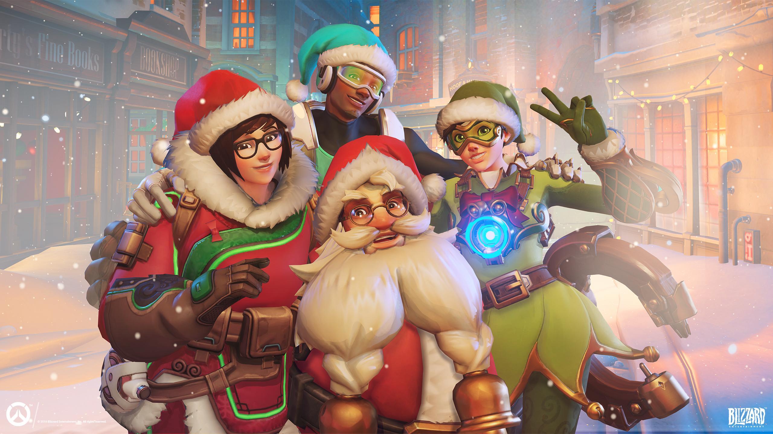 Christmas Overwatch Wallpapers Wallpaper Cave