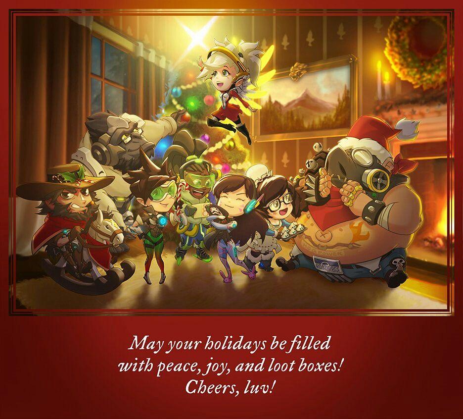 Overwatch Christmas Wallpapers Wallpaper Cave