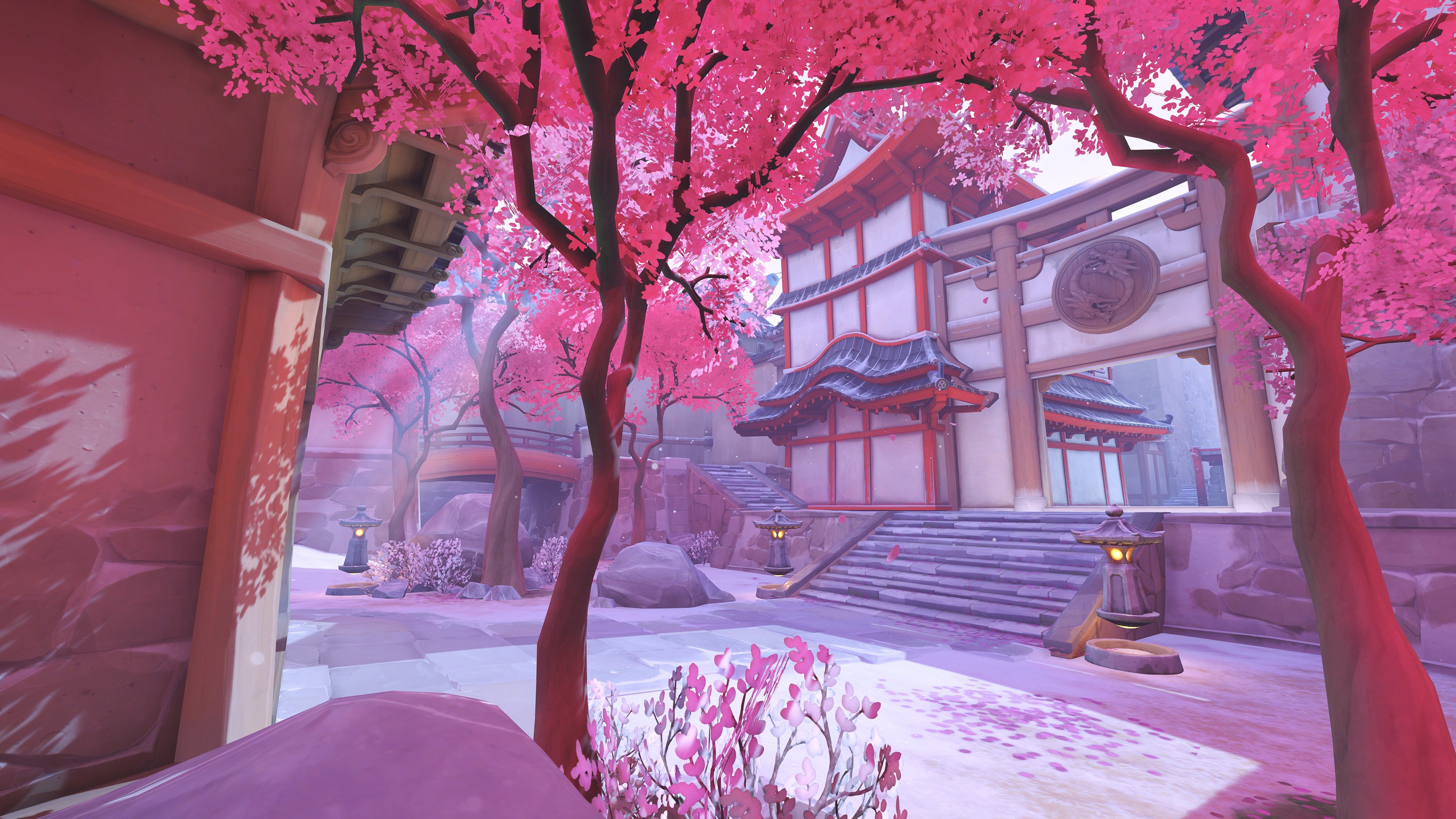 Hanamura (Overwatch), Overwatch, Christmas HD Wallpaper