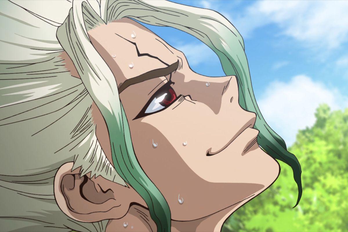 Dr. Stone is an isekai anime that struggles to sell us