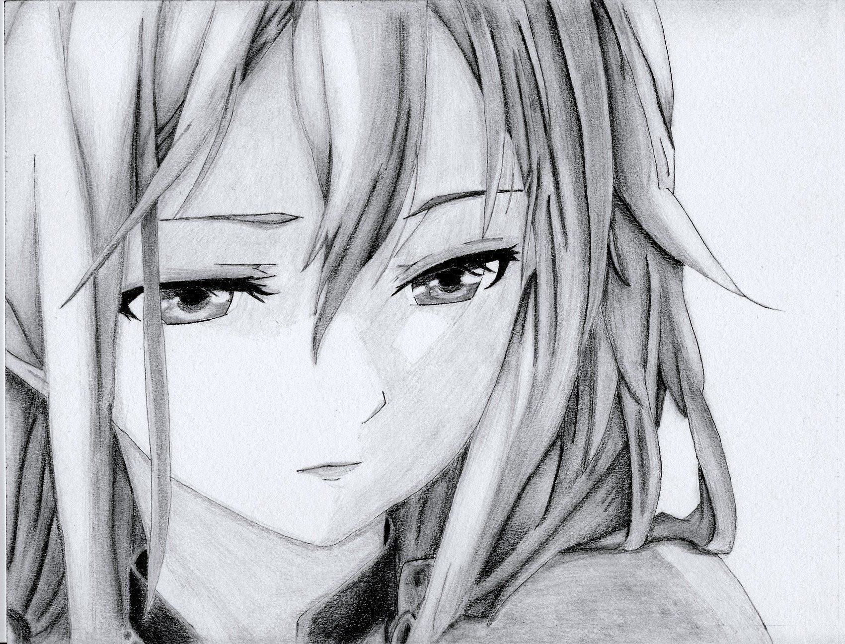 Anime Pencil Drawing Girl Wallpapers - Wallpaper Cave