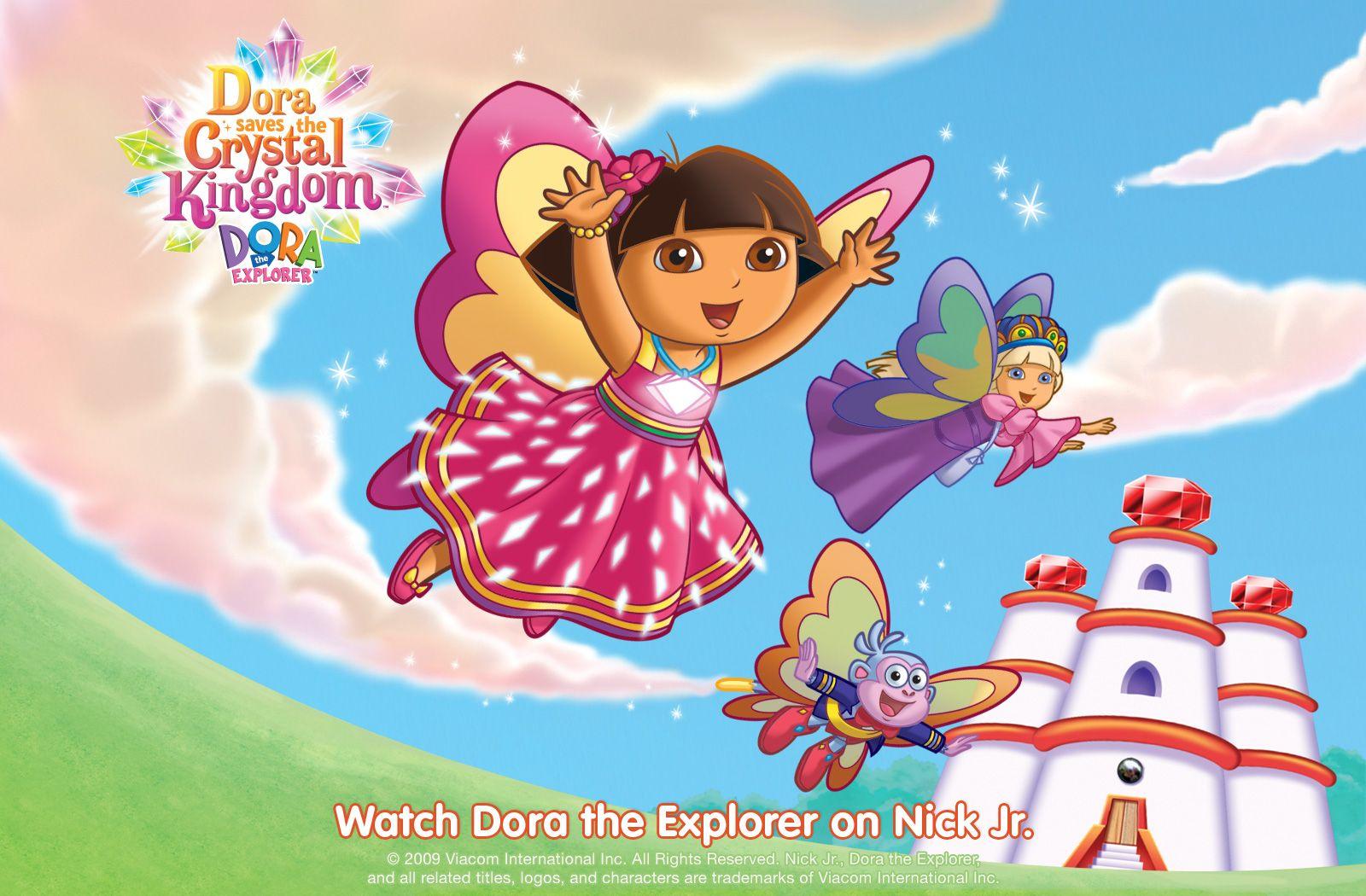 Dora flying. Dora the explorer, Dora wallpaper, Wallpaper