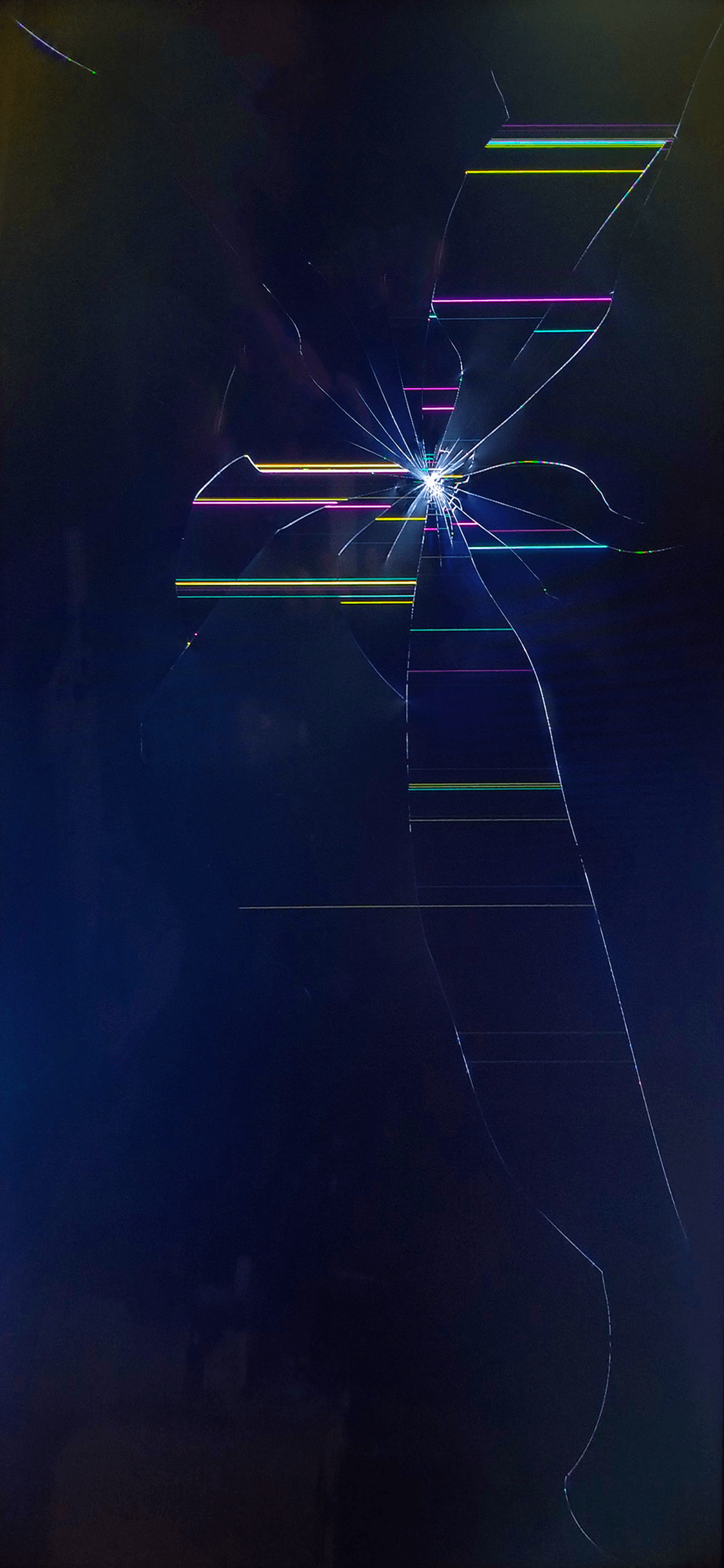 Pretend your phone's screen is cracked with this wallpaper