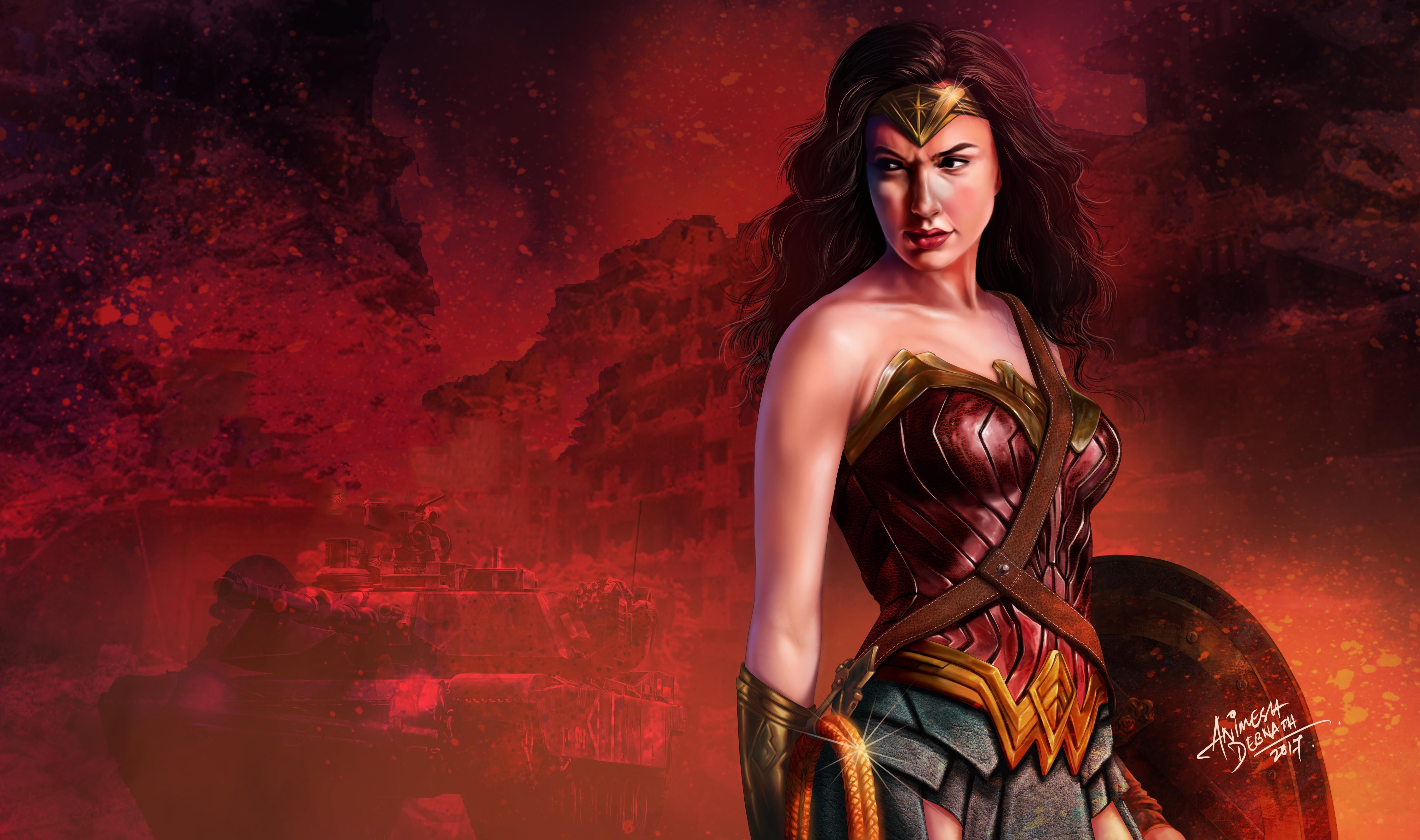 Wonder Woman 5k Gal Gadot Art, HD Superheroes, 4k Wallpaper