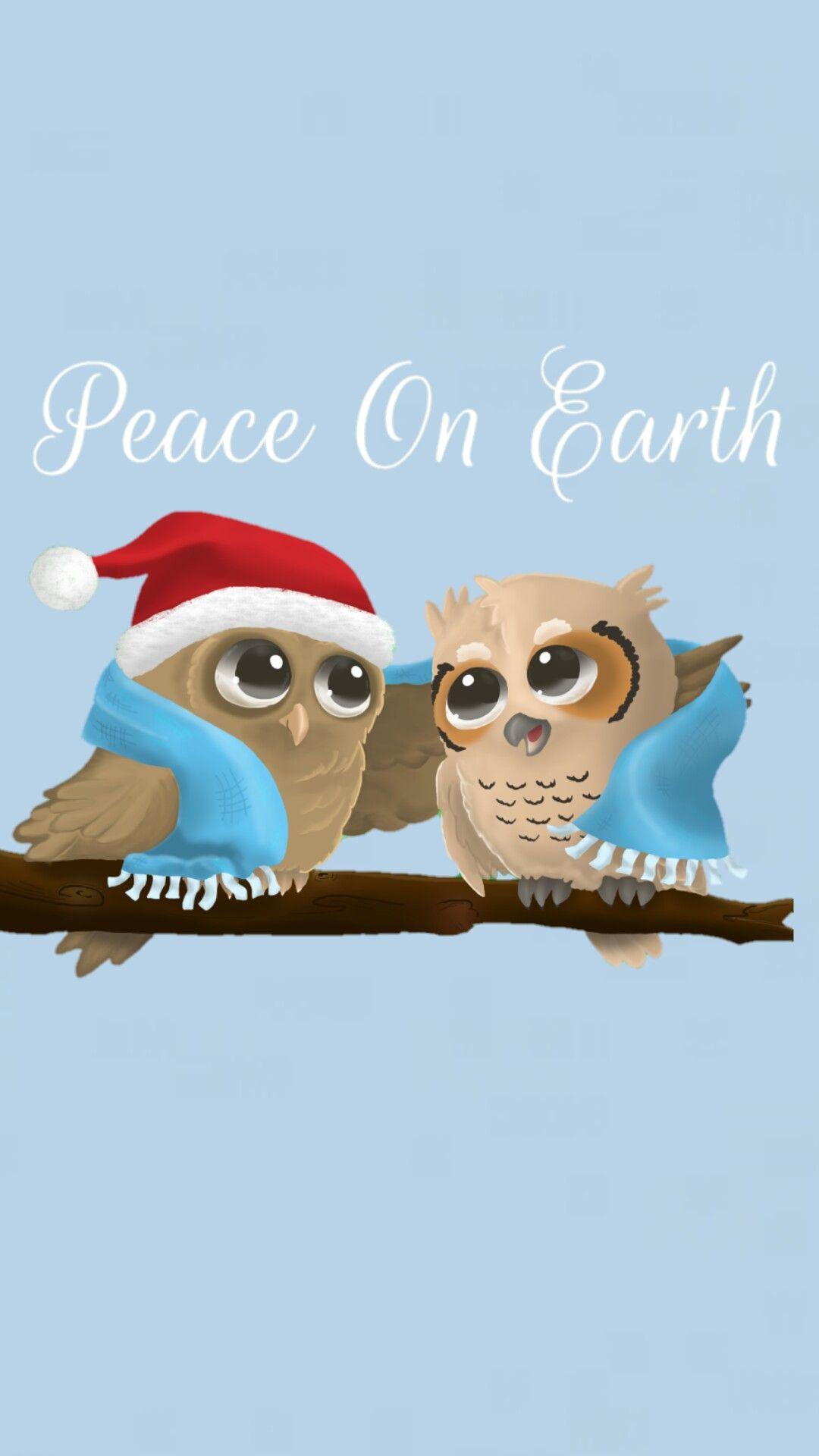 iPhone Wall: Peace on Earth tjn. Owl wallpaper iphone, Owl