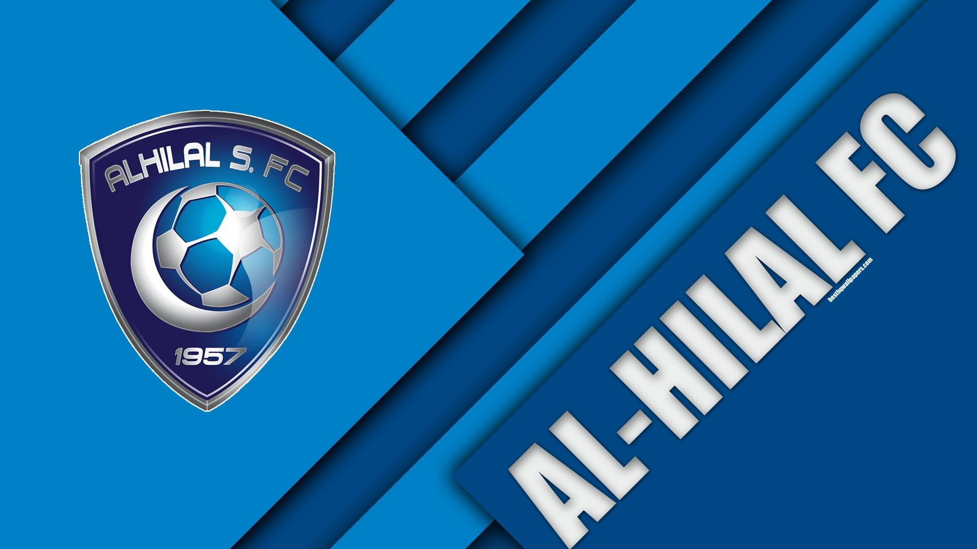 Free download Download wallpaper Al Hilal FC 4k blue