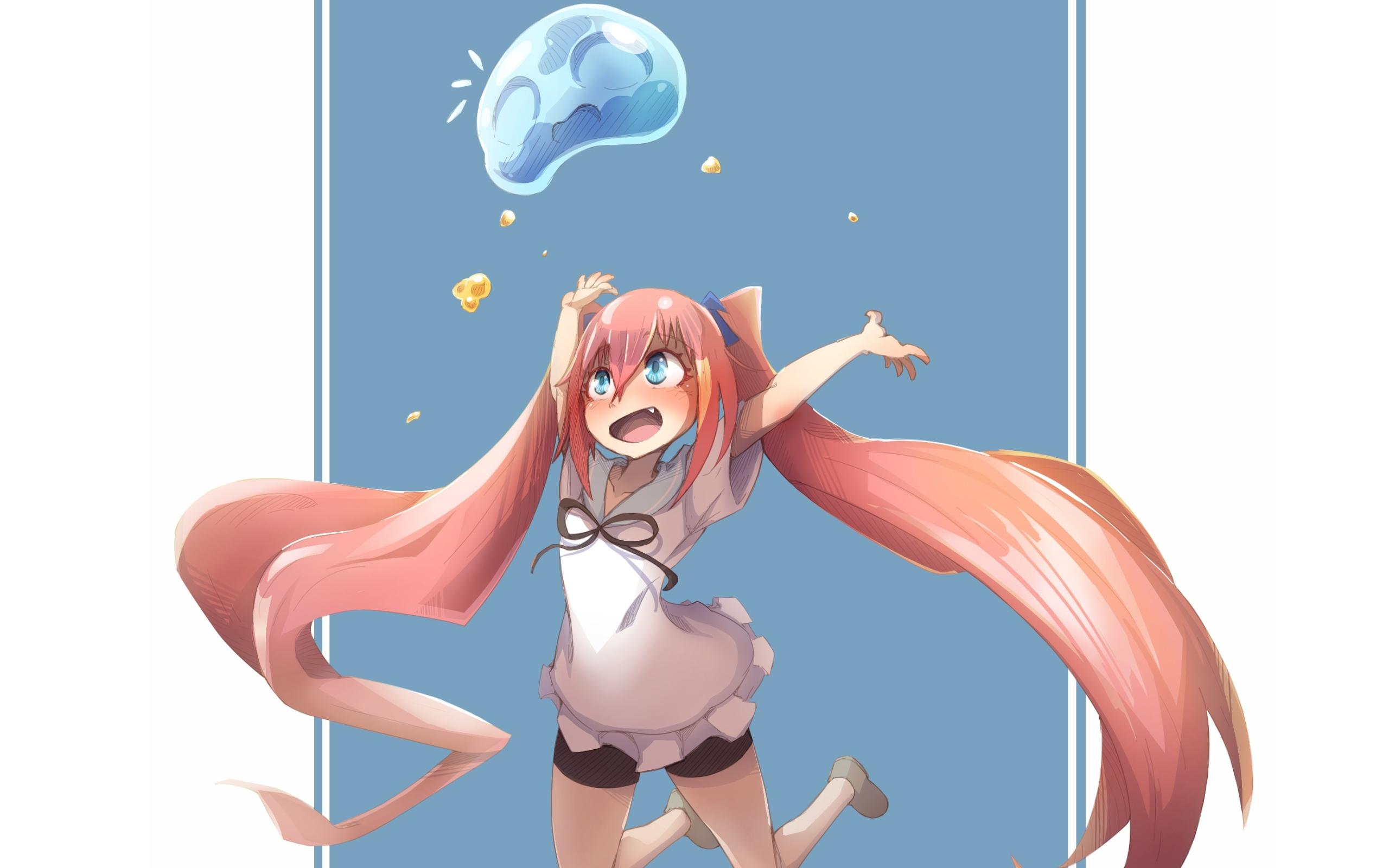 Wallpaper of Milim Nava, Rimuru Tempest, Anime, TTIGORS