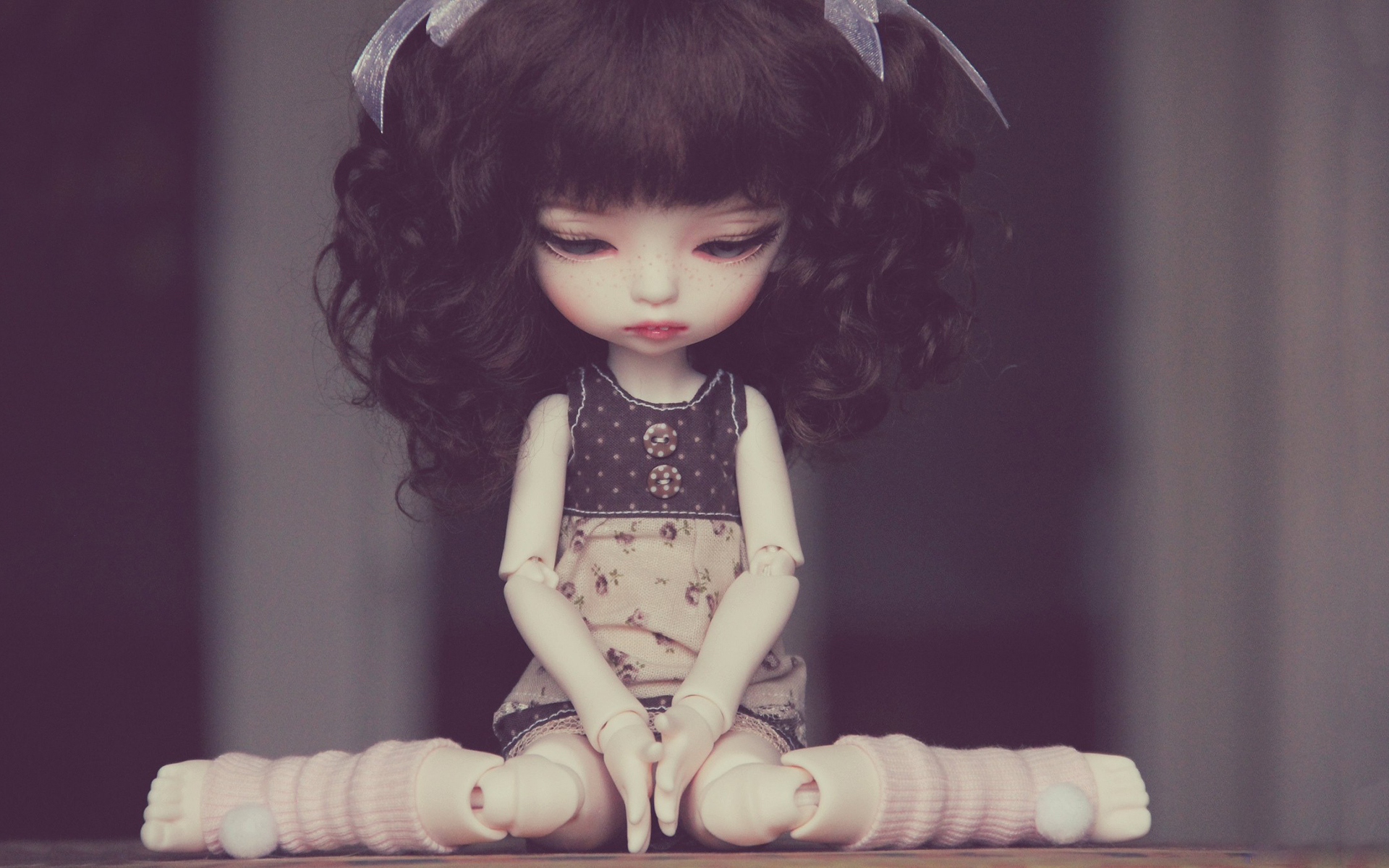 Beautiful Sad Doll Wallpaper But Happy Girl Quotes