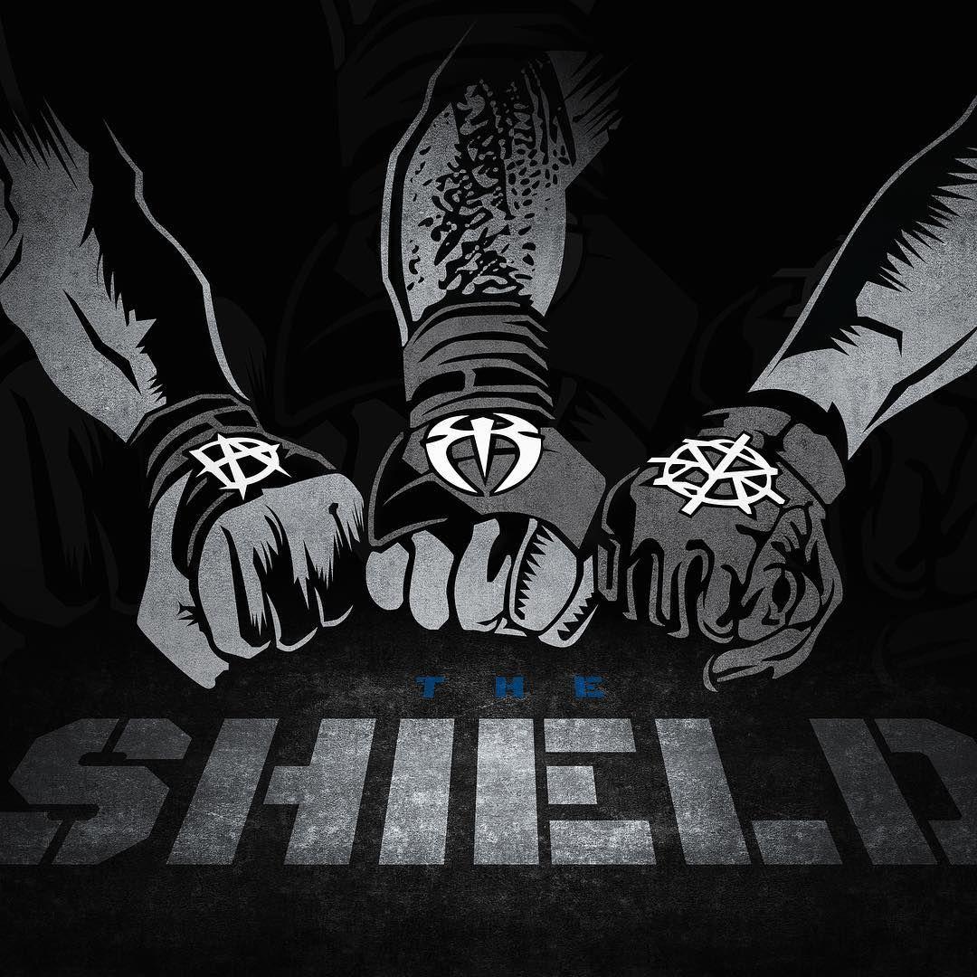 Dean Ambrose, Roman Reigns, Seth Rollins. The shield wwe