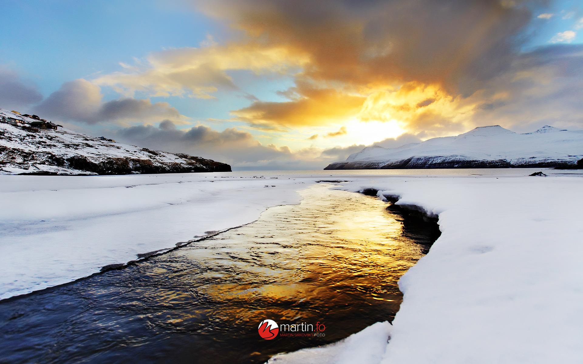 Winter, afternoon, wallpaper, nature