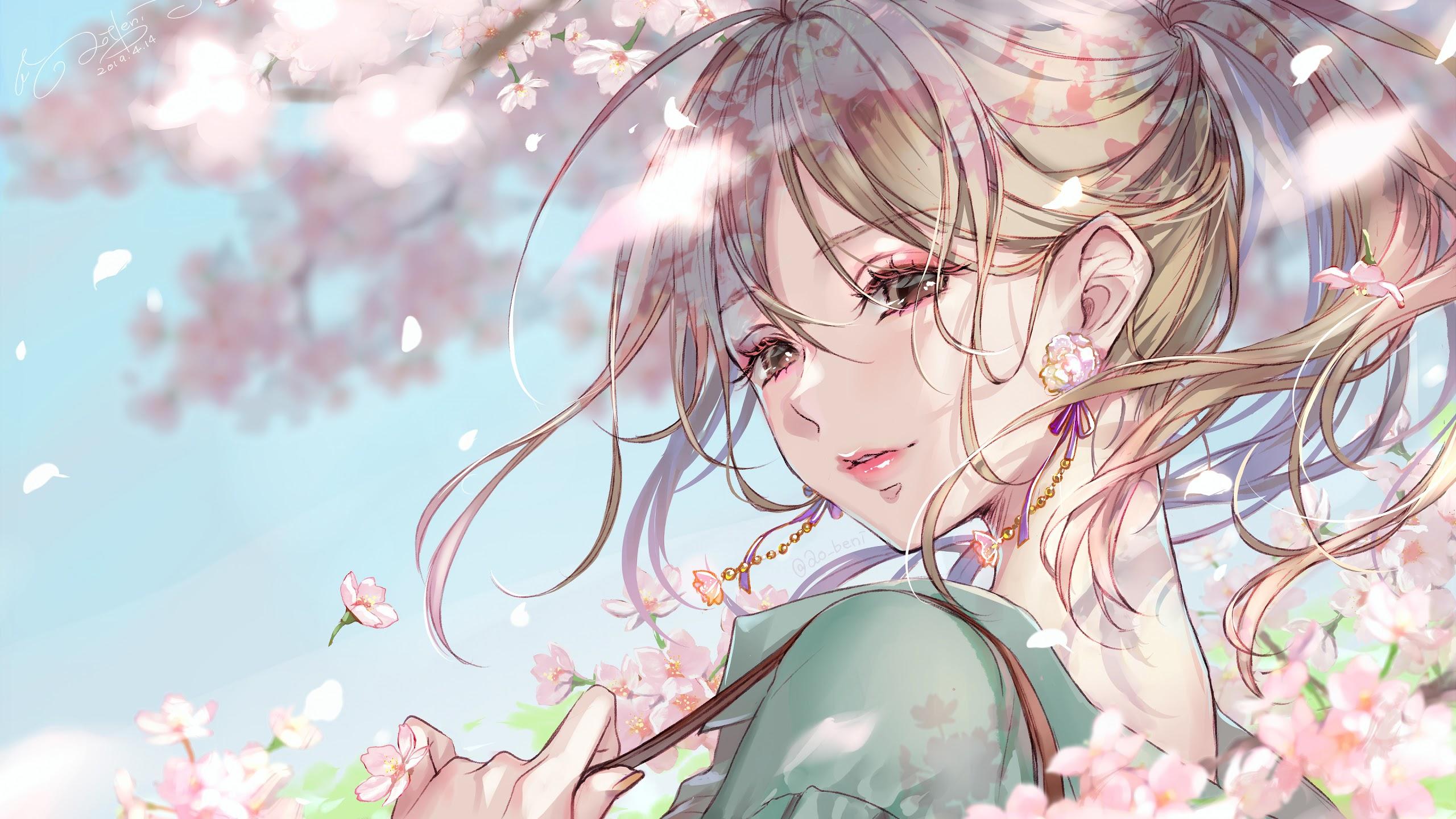 Beautiful Anime girl Wallpaper by AkiSakiXYZ on DeviantArt