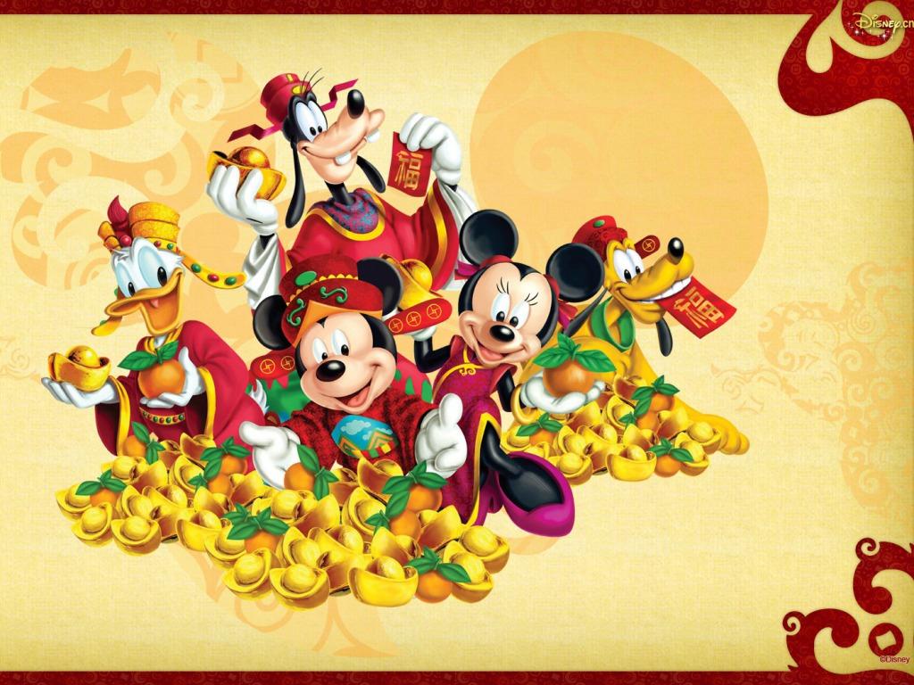 Mickey Mouse and Friends Wallpaper