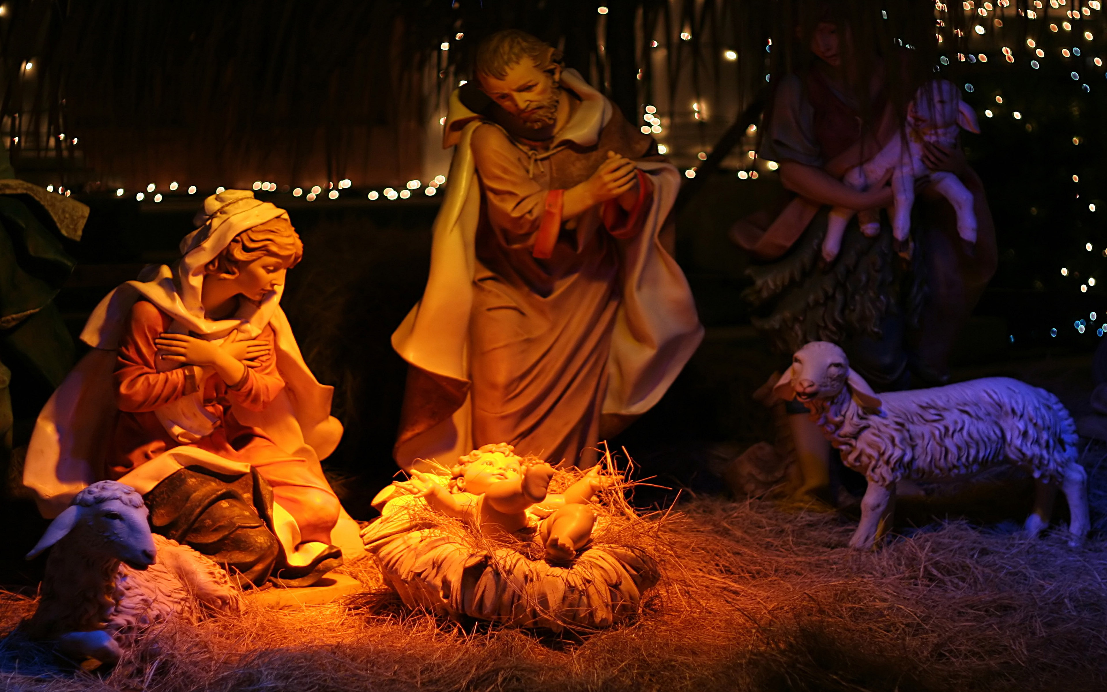 Christmas Eve The Birth Of Jesus Christ Desktop HD Wallpaper