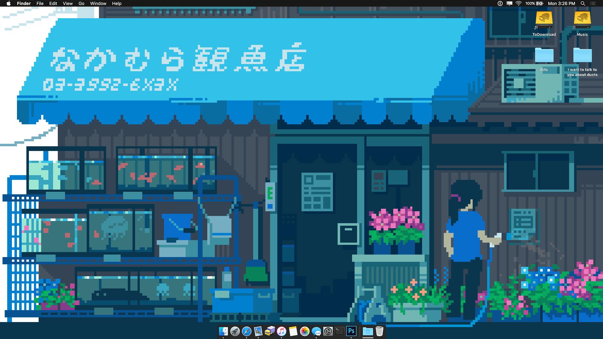 Animated Pixel Wallpaper