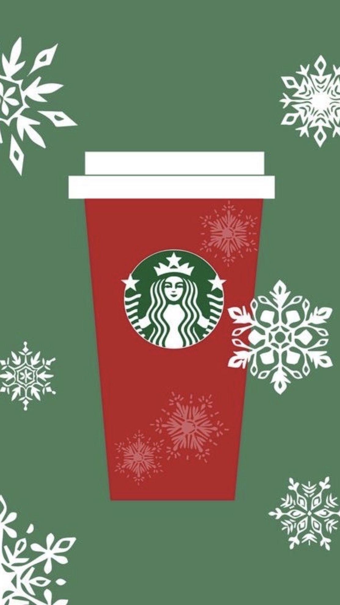 Starbucks. Starbucks wallpaper, iPhone wallpaper winter, Wallpaper iphone christmas