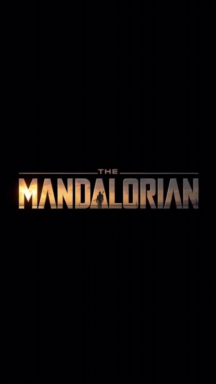 The Mandalorian minimalist phone wallpaper