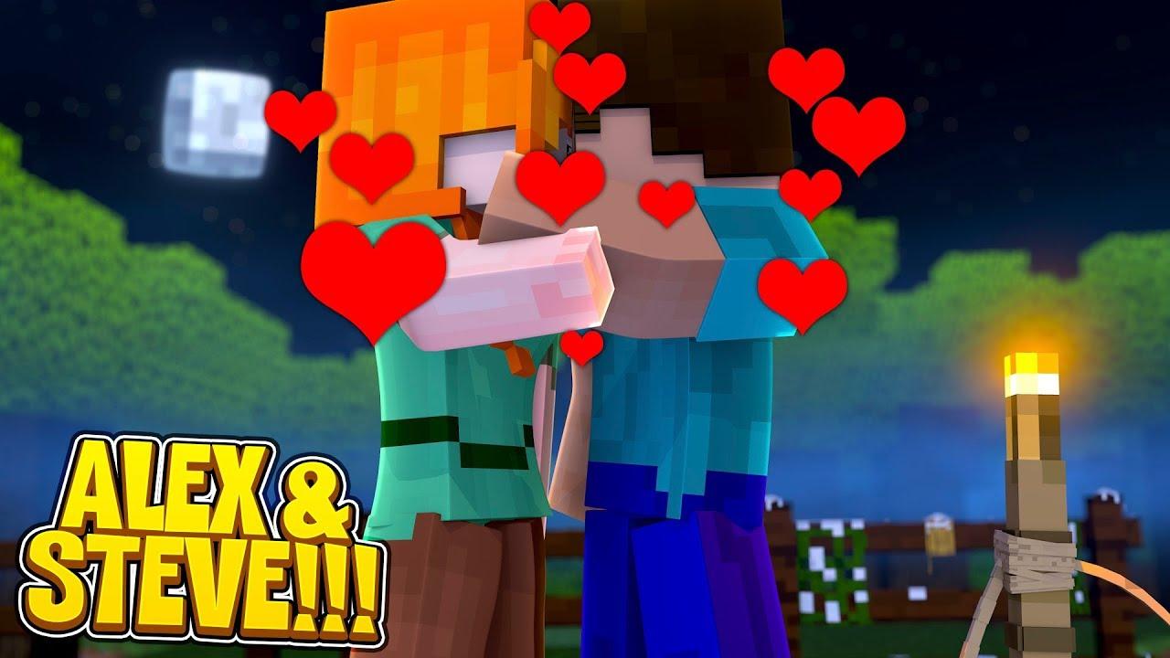 Minecraft Alex And Steve Wedding Wallpapers - Wallpaper Cave
