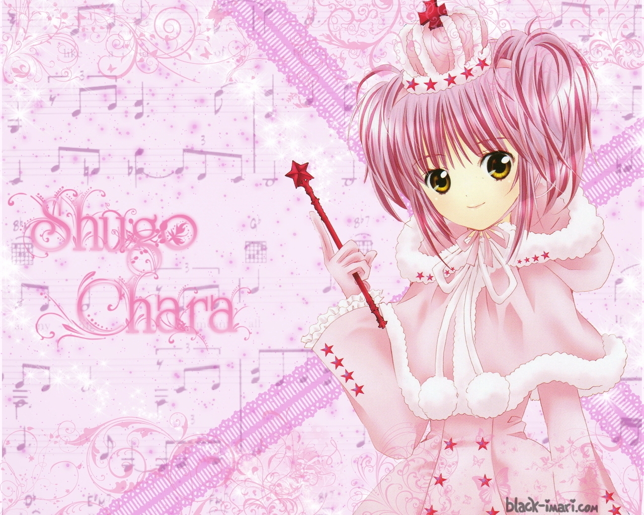 Amu Chan Pink Wallpaper Anime Wallpaper