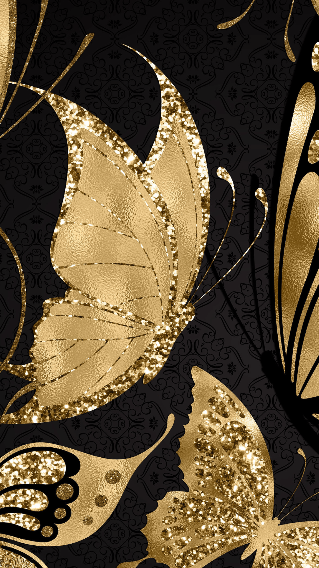 Golden butterfly HD wallpapers  Pxfuel