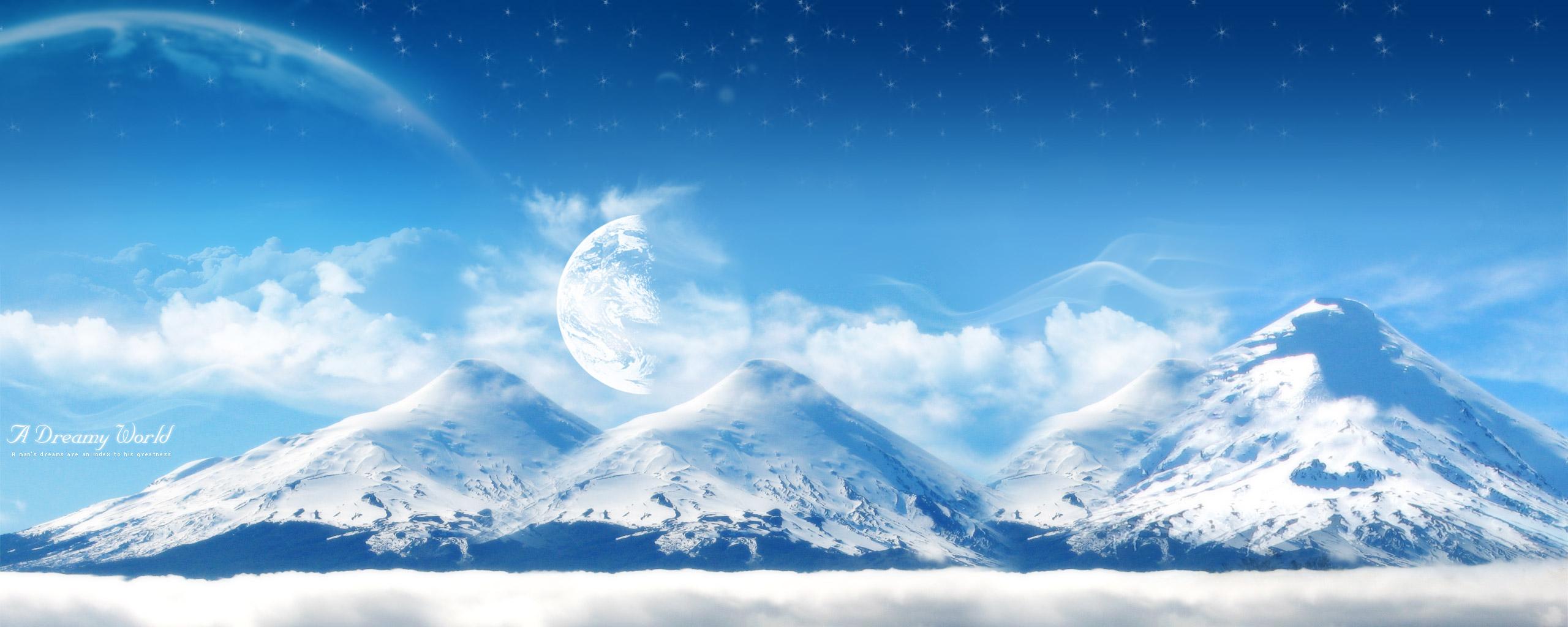 A Dreamy World DUALSCREEN Wallpaper 08 World Wallpaper