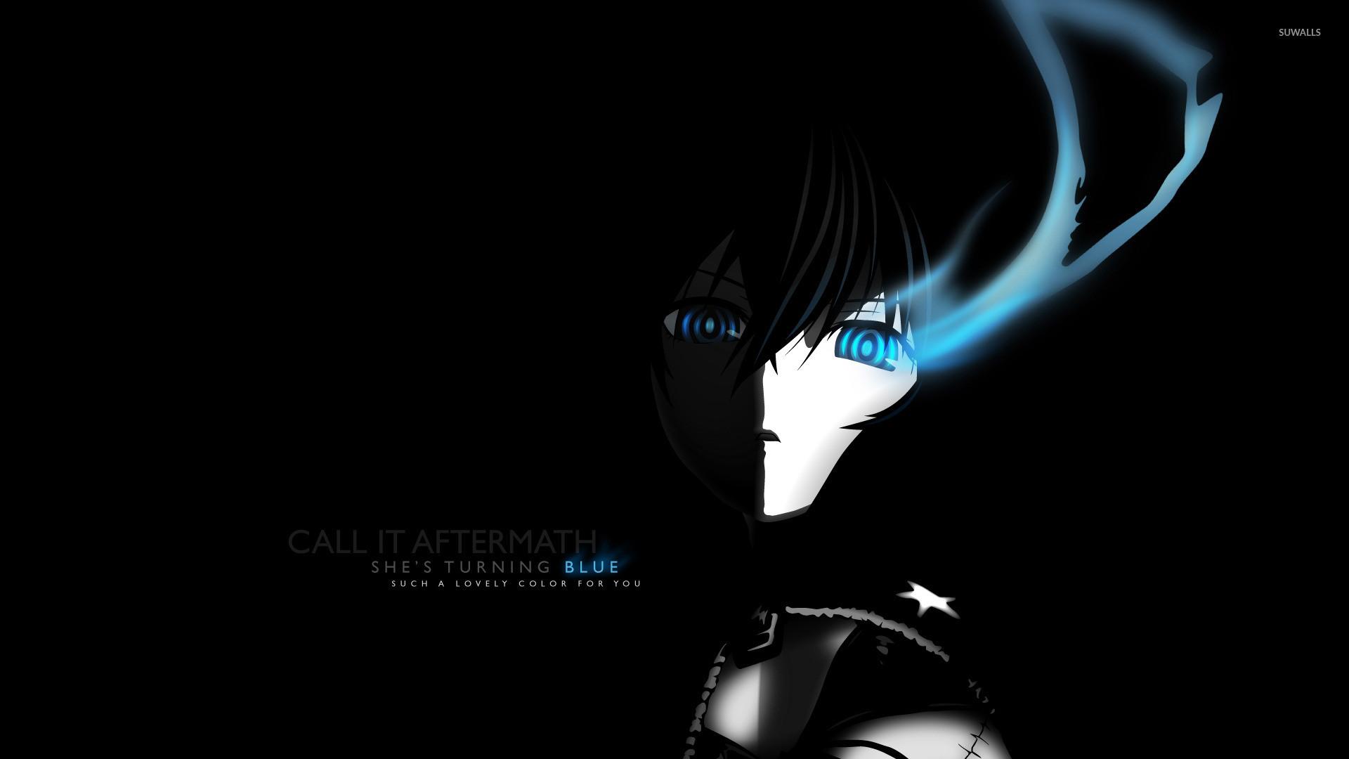 Black And Blue Anime Wallpapers - Wallpaper Cave