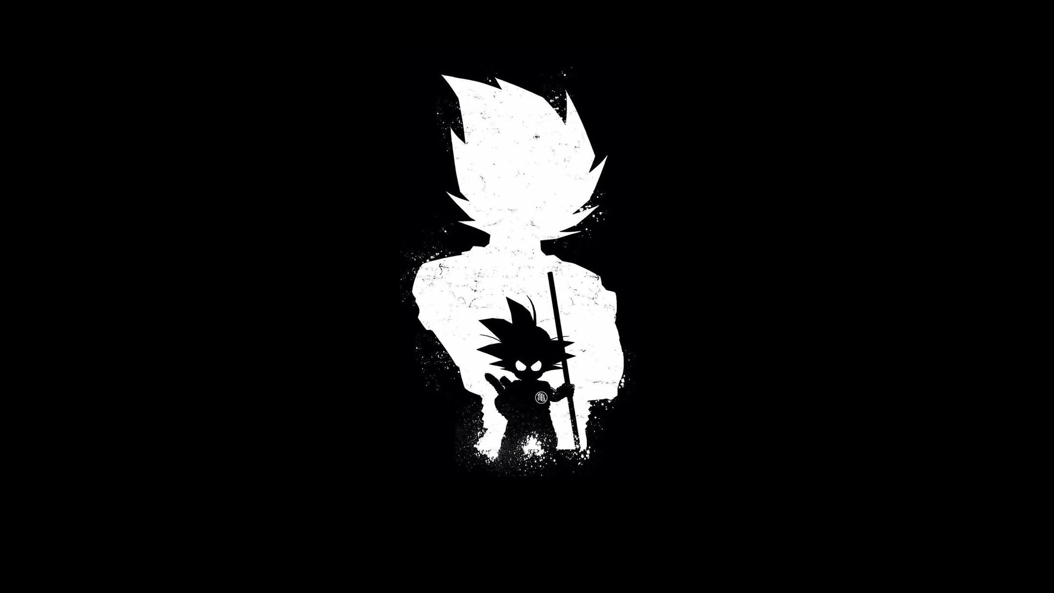 Goku Anime Dark Black 4k, HD Anime, 4k Wallpaper, Image
