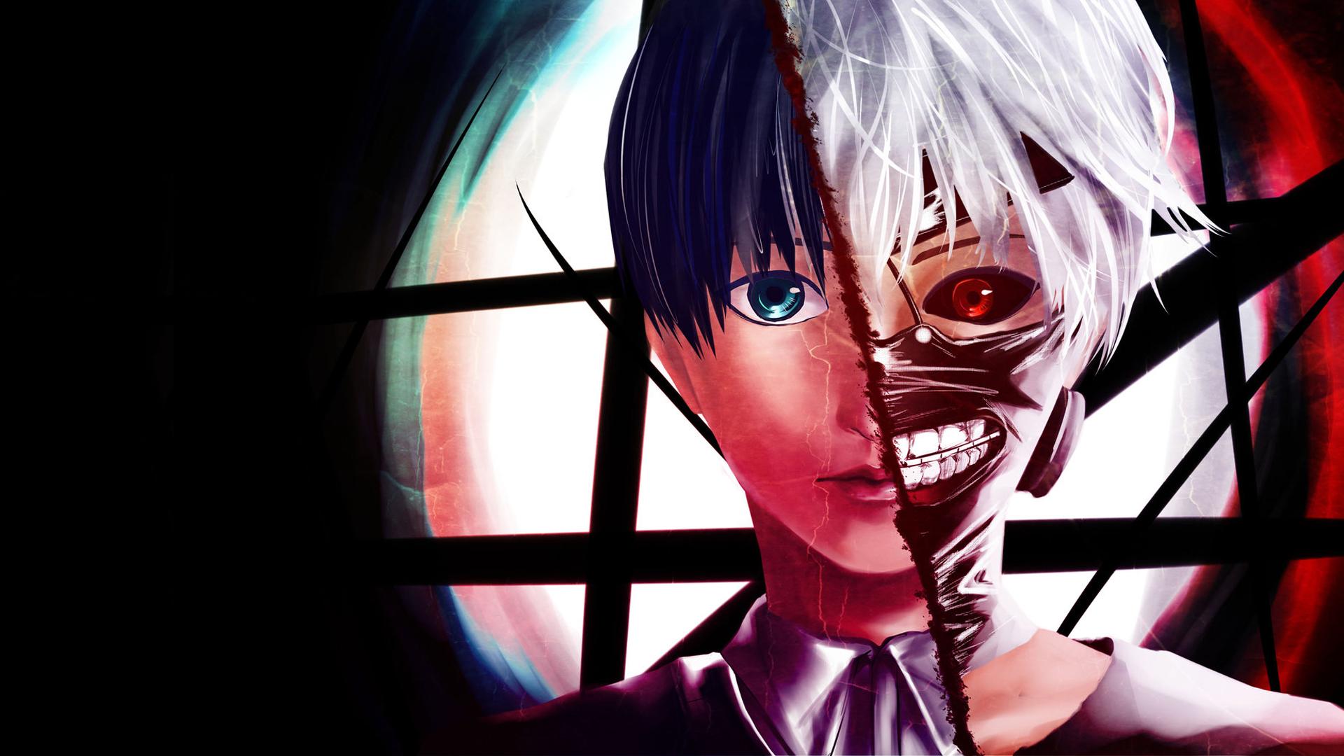 Anime Tokyo Ghoul Two Face Ken Kaneki Wallpaper