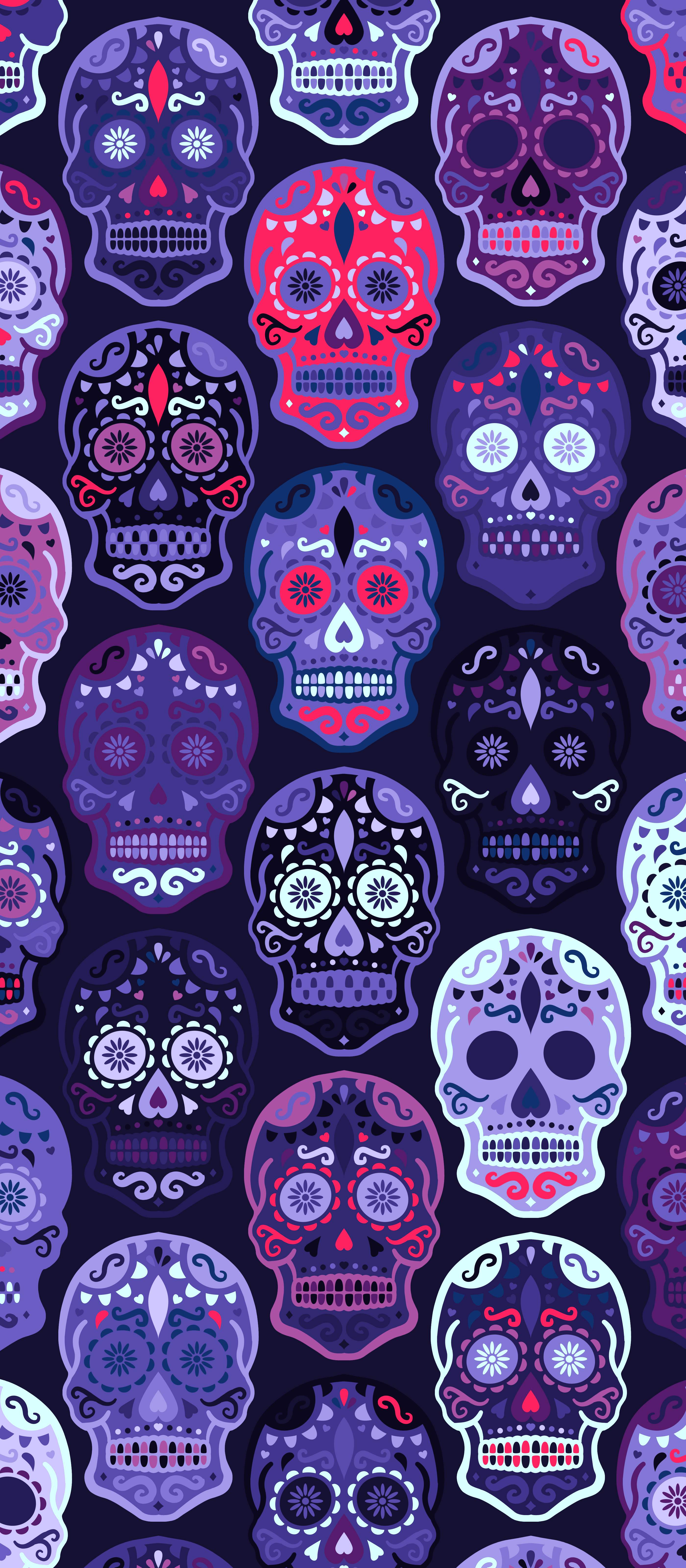 Russfussuk Dead Sweet Skull Pattern M2A #pattern #patterndesign #patternprint #sugar #skull #sugars. Sugar skull wallpaper, Skull wallpaper, Sugar skull art print
