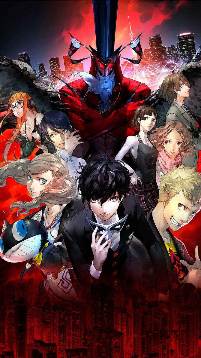Persona 5 wallpaper for smartphone. Please note this is made