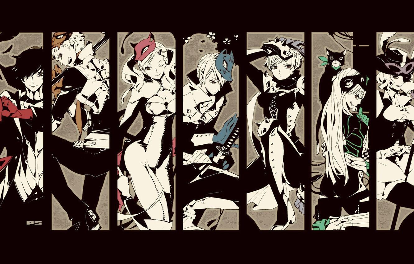 Wallpaper collage, characters, Person Persona